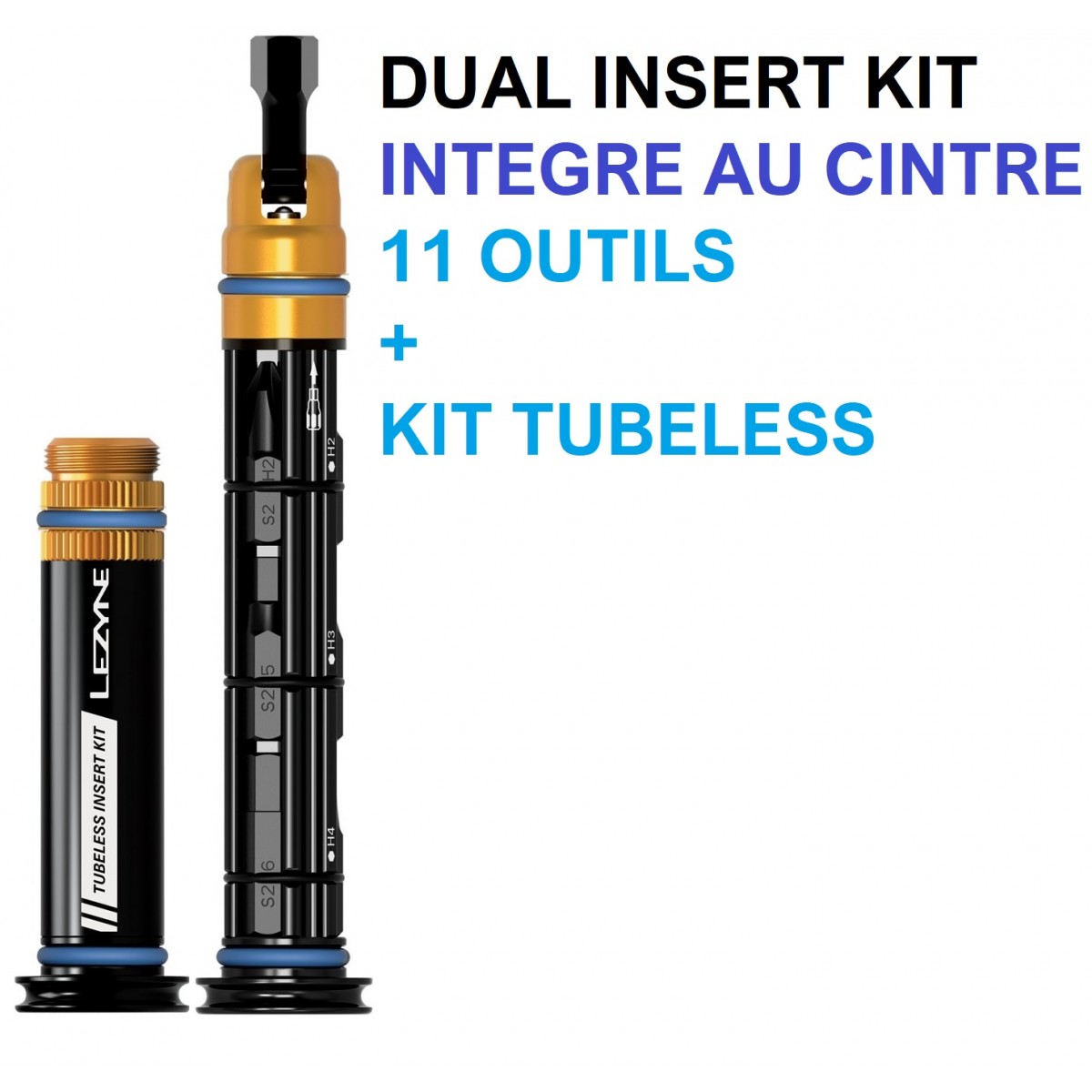 INSERT CINTRE - Tubeless dual insert-KIT L - LMT-RUSST-TUB-DIK